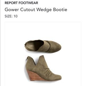 Womens wedge booties